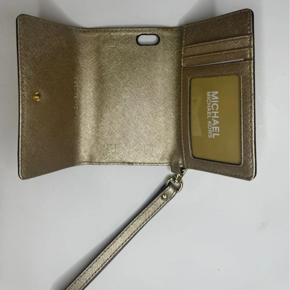 Michael Kors Metallic Gold Key Holder